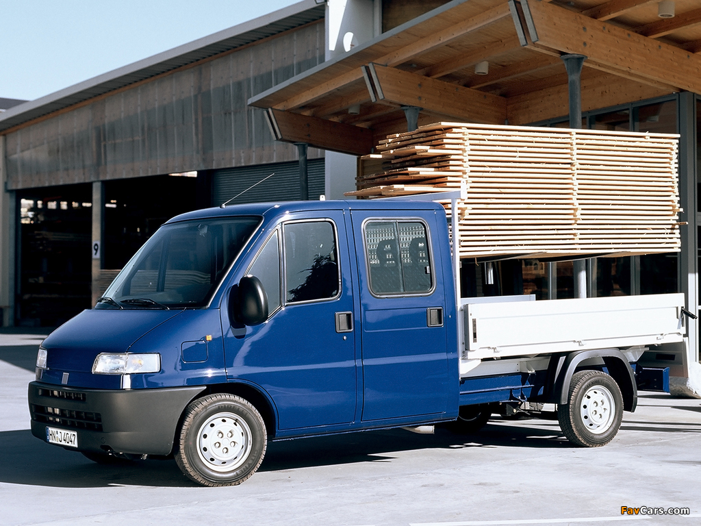 Fiat Ducato Dual Cabine Pickup 1994–2002 images (1024 x 768)