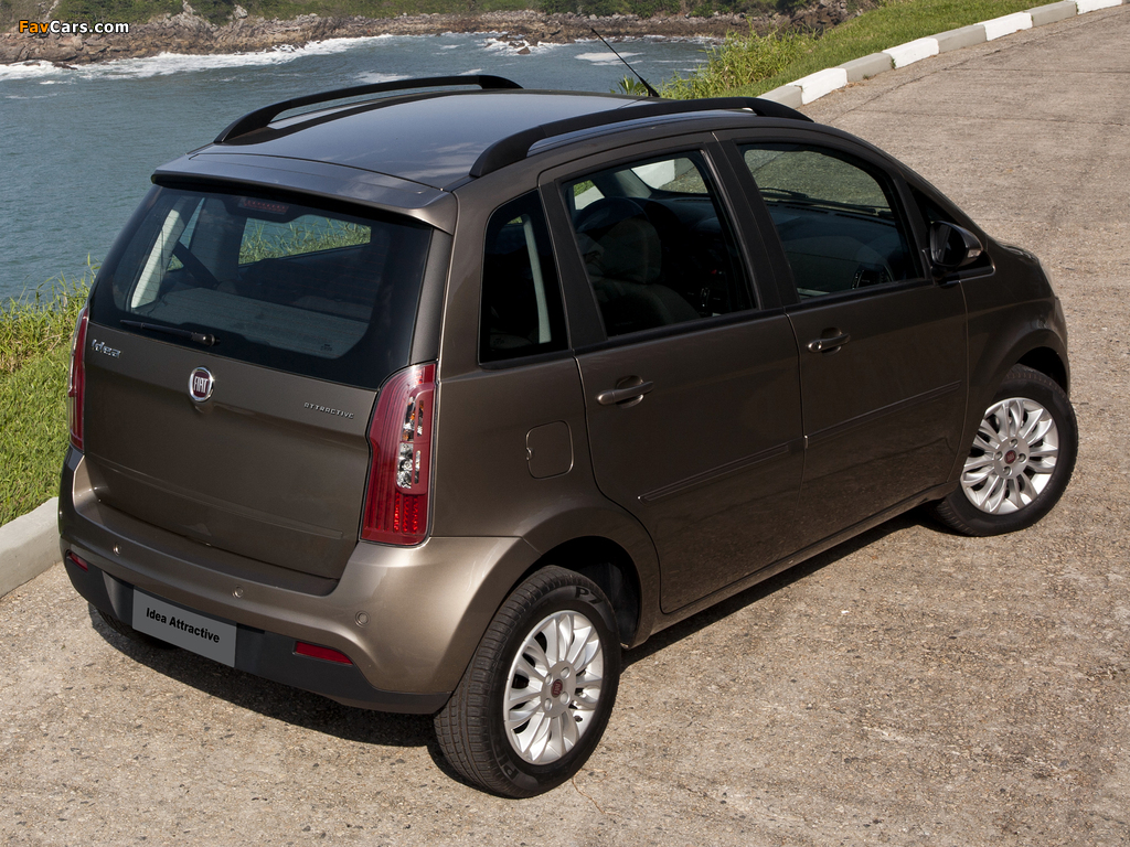 Fiat Idea Attractive (350) 2010–13 images (1024 x 768)