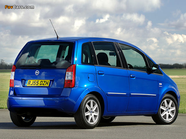 Images of Fiat Idea UK-spec (350) 2006–07 (640 x 480)