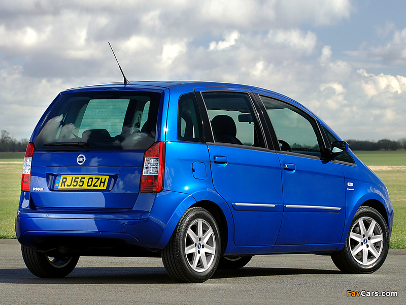 Images of Fiat Idea UK-spec (350) 2006–07 (800 x 600)