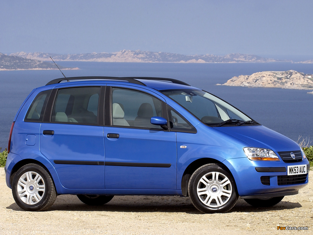 Pictures of Fiat Idea UK-spec (350) 2004–06 (1024 x 768)