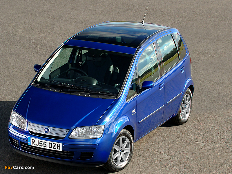 Pictures of Fiat Idea UK-spec (350) 2006–07 (800 x 600)