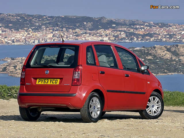 Fiat Idea UK-spec (350) 2004–06 wallpapers (640 x 480)