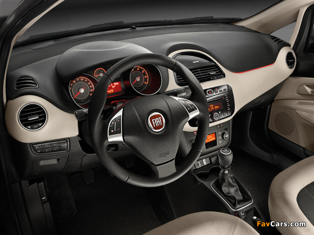 Fiat Linea (323) 2012 photos (640 x 480)