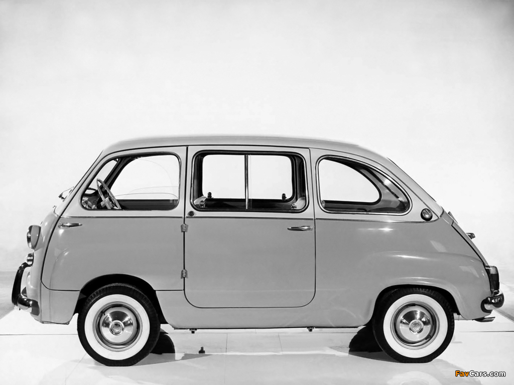 Fiat 600 D Multipla 1960–69 wallpapers (1024 x 768)