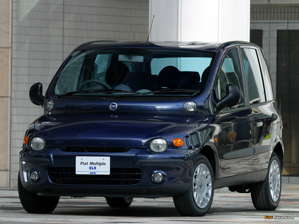 Fiat Multipla JP-spec 2002–04 photos (1024 x 768)