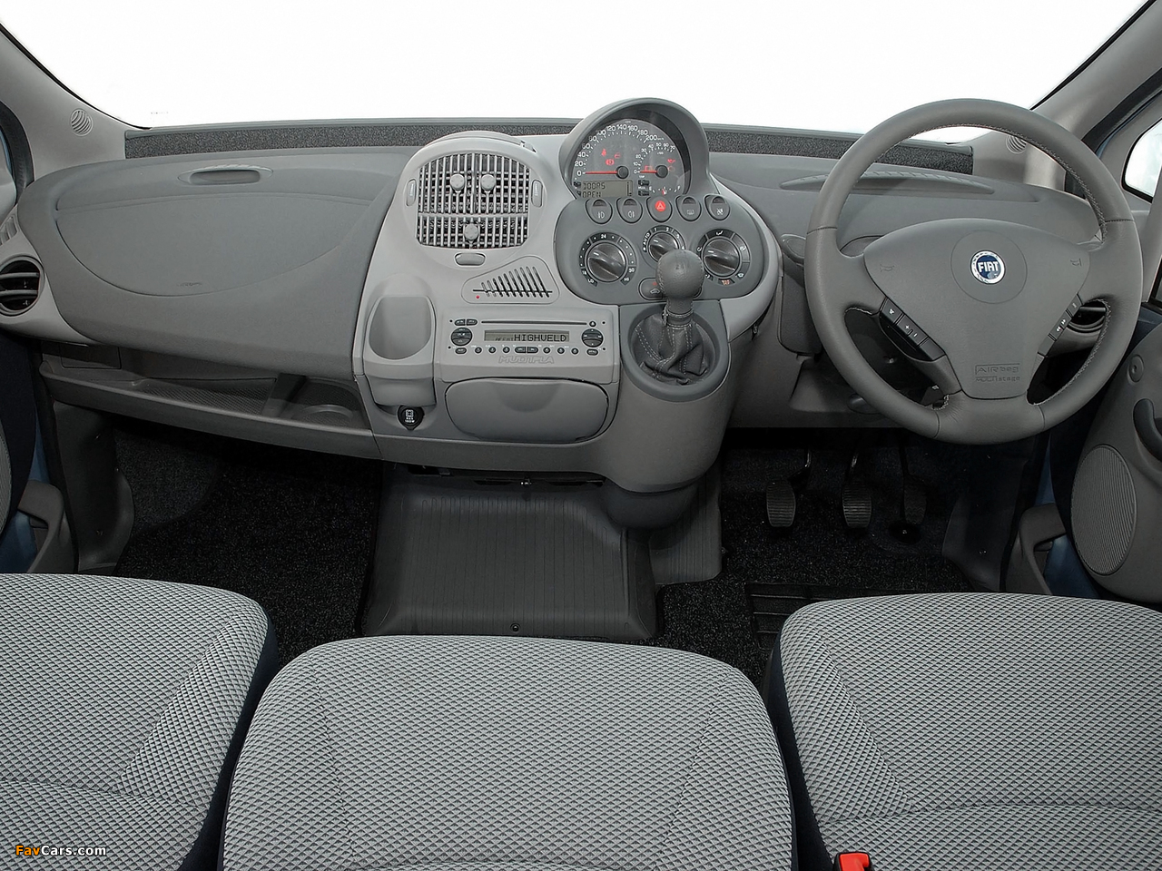 Fiat Multipla ZA-spec 2004–10 images (1280 x 960)