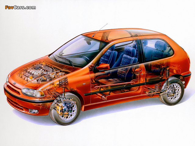 Fiat Palio 3-door (178) 1996–2001 pictures (640 x 480)