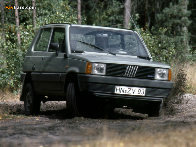 Fiat Panda 4x4 (153) 1983–86 photos (640 x 480)