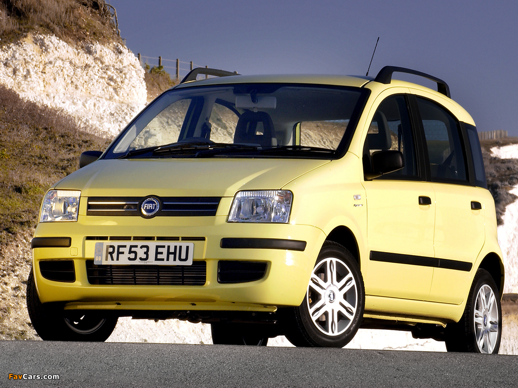 Fiat Panda UK-spec (169) 2004–09 images (1024 x 768)