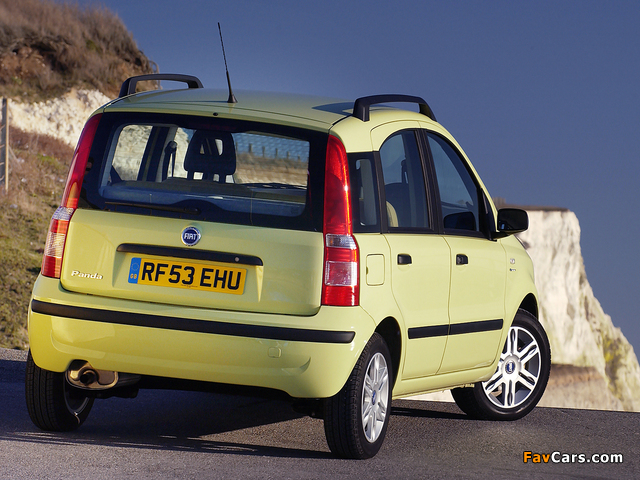 Fiat Panda UK-spec (169) 2004–09 pictures (640 x 480)