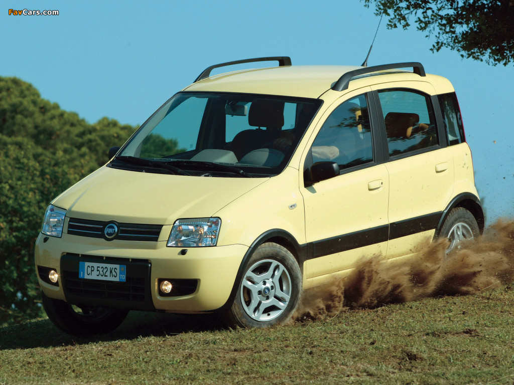 Fiat Panda 4x4 Climbing (169) 2004 wallpapers (1024 x 768)