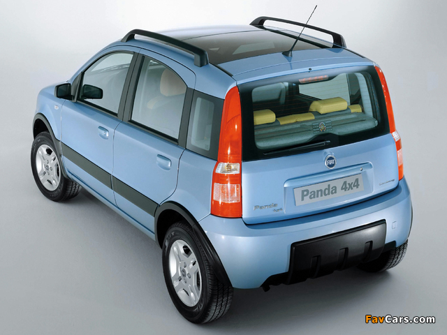 Fiat Panda 4x4 Climbing (169) 2004 wallpapers (640 x 480)