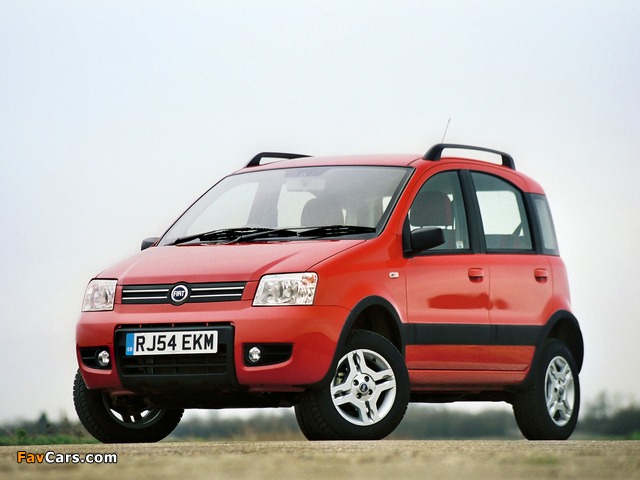 Fiat Panda 4x4 Climbing UK-spec (169) 2005–09 images (640 x 480)
