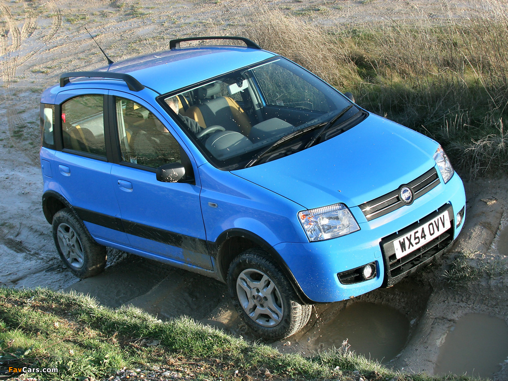 Fiat Panda 4x4 Climbing UK-spec (169) 2005–09 pictures (1024 x 768)