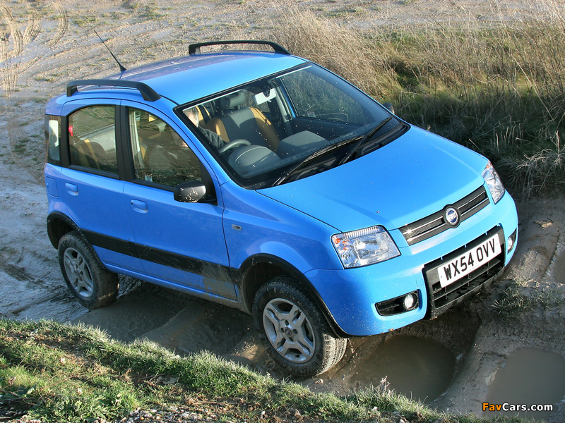 Fiat Panda 4x4 Climbing UK-spec (169) 2005–09 pictures (800 x 600)