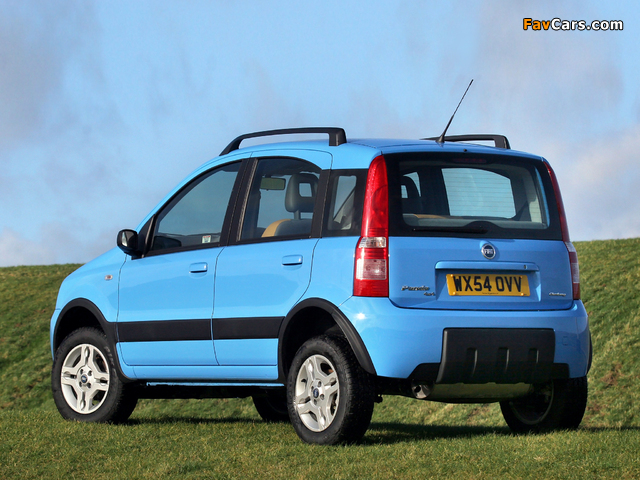 Fiat Panda 4x4 Climbing UK-spec (169) 2005–09 pictures (640 x 480)