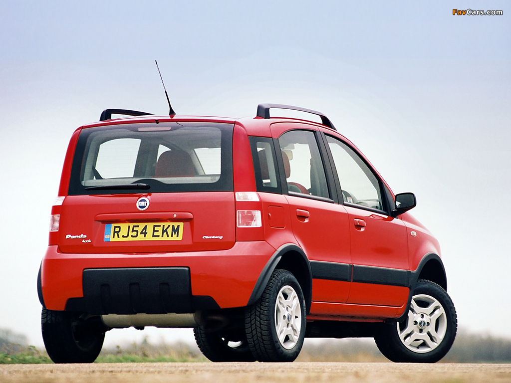 Fiat Panda 4x4 Climbing UK-spec (169) 2005–09 pictures (1024 x 768)