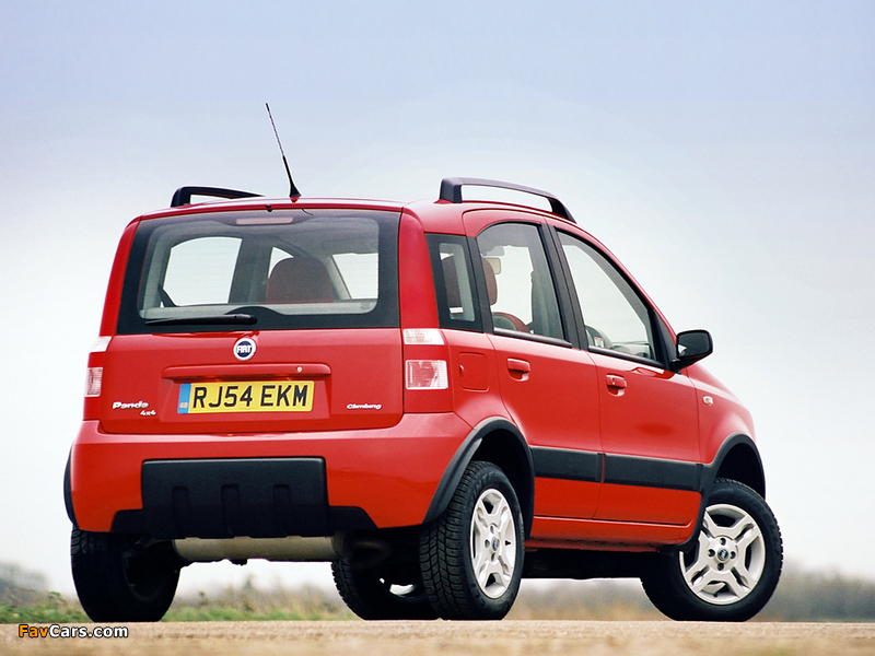Fiat Panda 4x4 Climbing UK-spec (169) 2005–09 pictures (800 x 600)