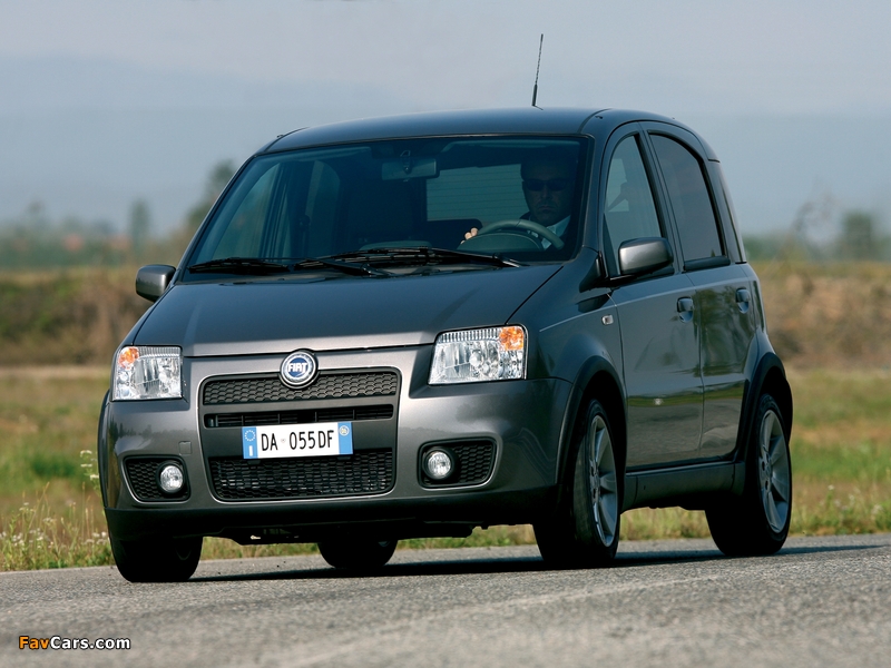 Fiat Panda 100 HP (169) 2006–10 images (800 x 600)
