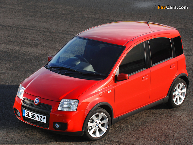 Fiat Panda 100HP UK-spec (169) 2006–10 photos (640 x 480)
