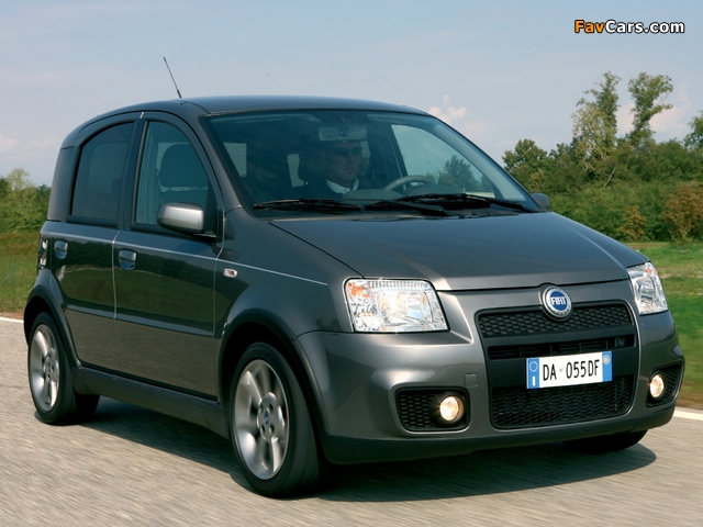 Fiat Panda 100 HP (169) 2006–10 photos (640 x 480)