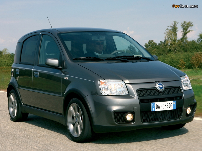 Fiat Panda 100 HP (169) 2006–10 photos (800 x 600)