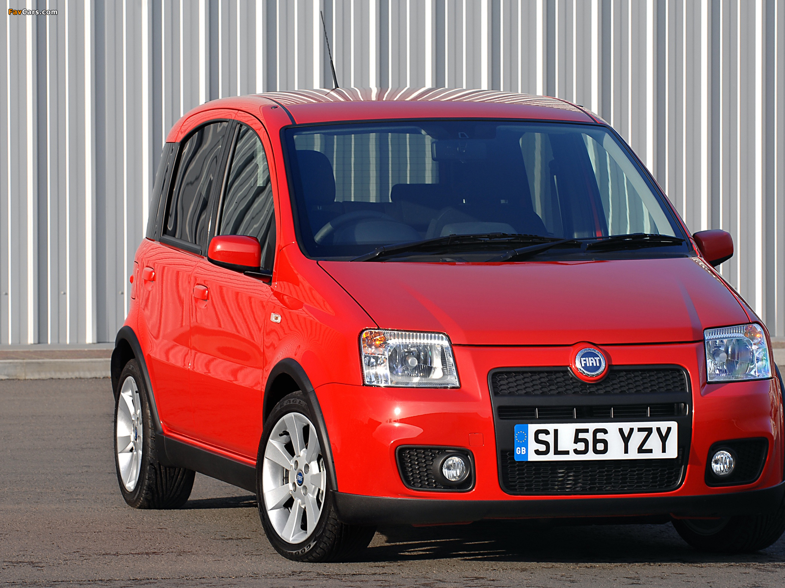 Fiat Panda 100HP UK-spec (169) 2006–10 wallpapers (1600 x 1200)