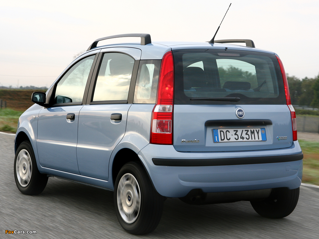 Fiat Panda Natural Power (169) 2007–09 images (1024 x 768)