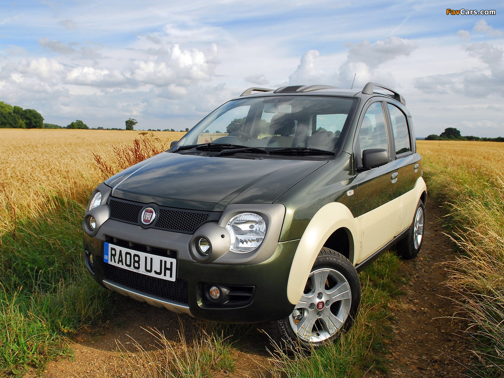 Fiat Panda 4x4 Cross UK-spec (169) 2008–10 images (1024 x 768)