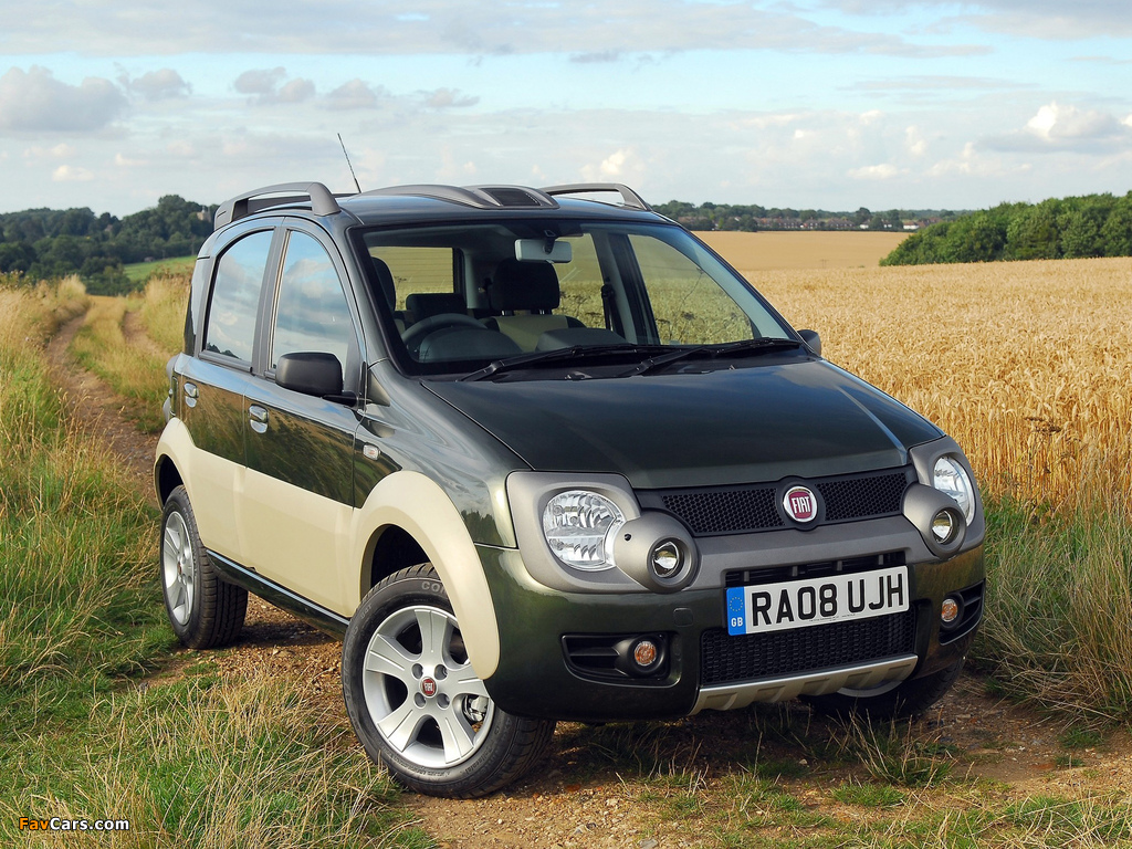 Fiat Panda 4x4 Cross UK-spec (169) 2008–10 photos (1024 x 768)