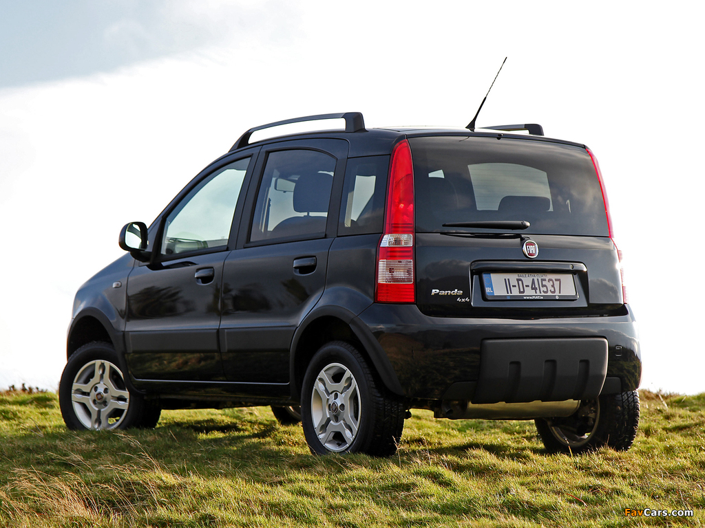 Fiat Panda 4x4 Climbing UK-spec (169) 2009–10 wallpapers (1024 x 768)