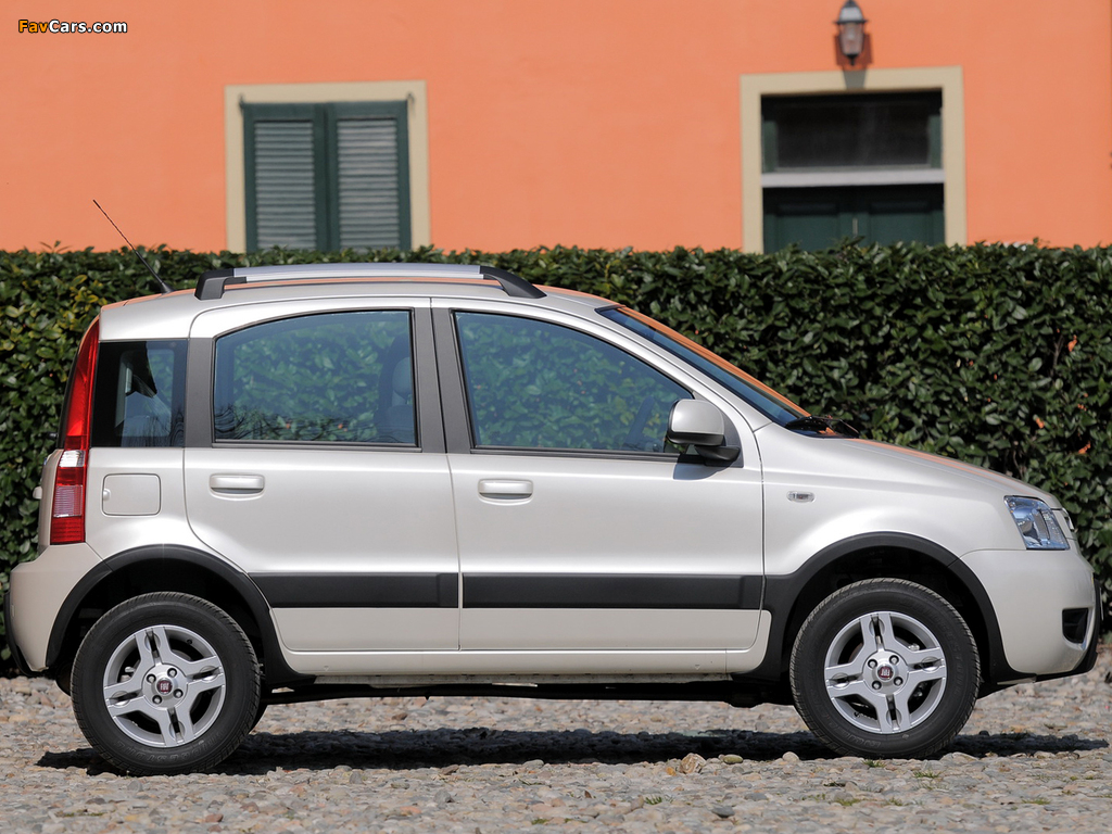 Fiat Panda 4x4 Climbing (169) 2009–12 wallpapers (1024 x 768)