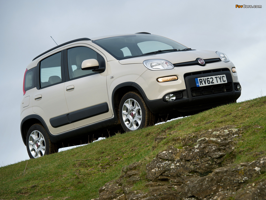 Fiat Panda Trekking UK-spec (319) 2013 images (1024 x 768)