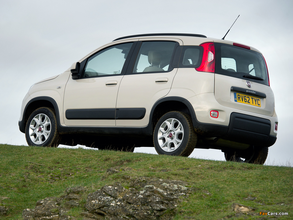 Fiat Panda Trekking UK-spec (319) 2013 images (1024 x 768)