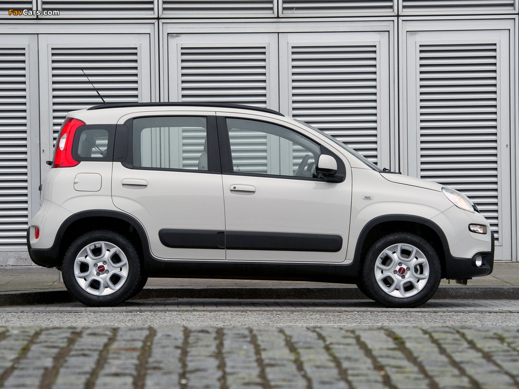 Fiat Panda Trekking UK-spec (319) 2013 pictures (1024 x 768)