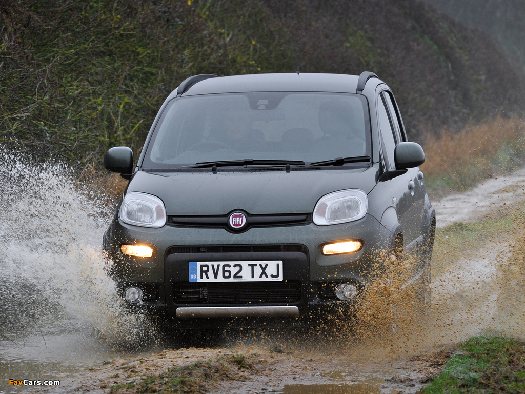 Fiat Panda 4x4 UK-spec (319) 2013 wallpapers (1024 x 768)