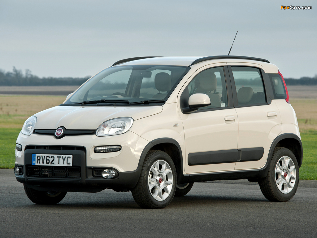 Fiat Panda Trekking UK-spec (319) 2013 wallpapers (1024 x 768)