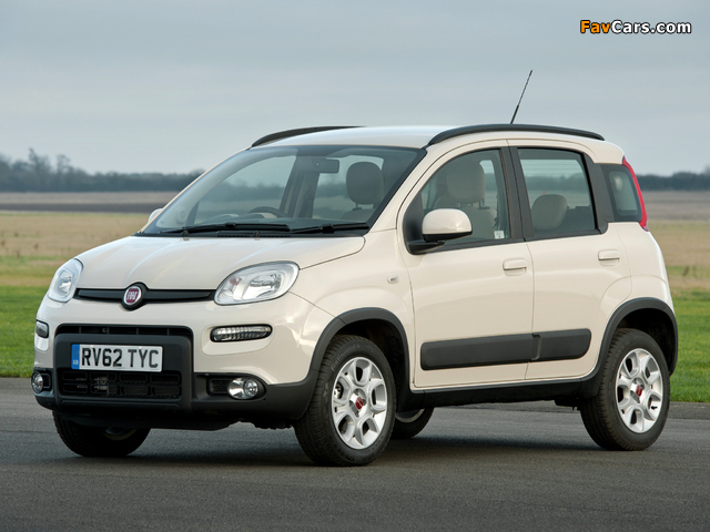 Fiat Panda Trekking UK-spec (319) 2013 wallpapers (640 x 480)