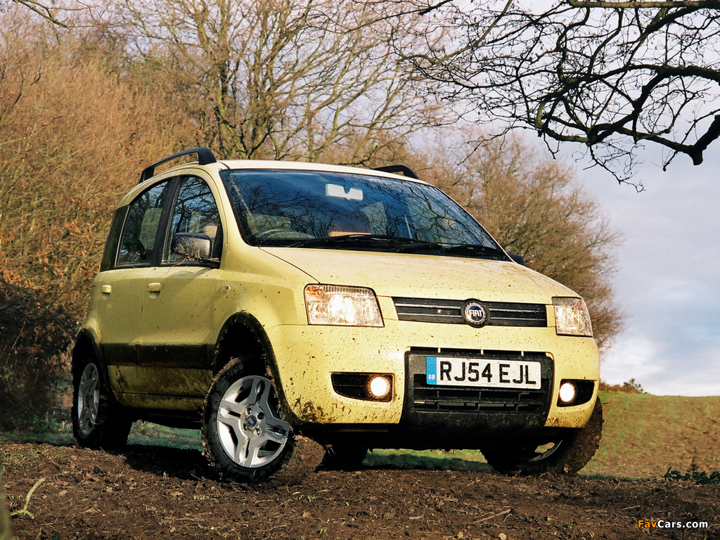 Images of Fiat Panda 4x4 Climbing UK-spec (169) 2005–09 (1024 x 768)