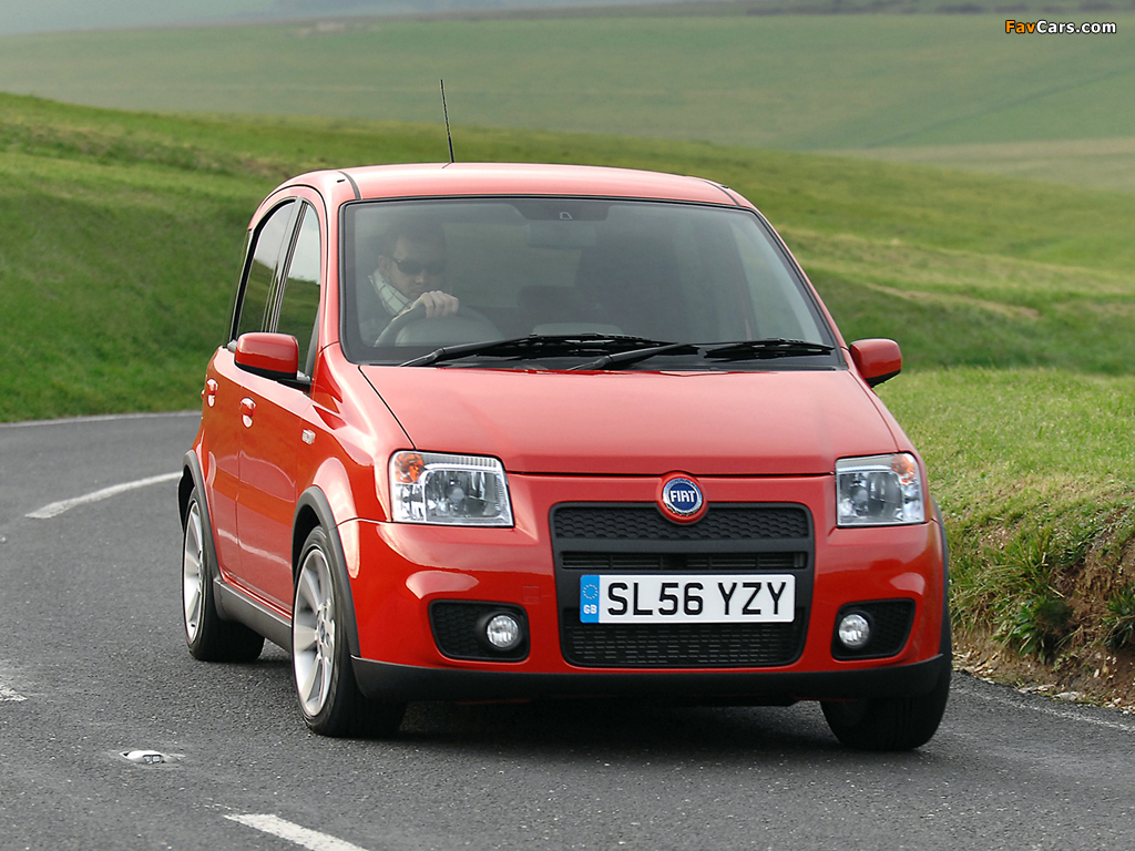 Images of Fiat Panda 100 HP UK-spec (169) 2006–10 (1024 x 768)