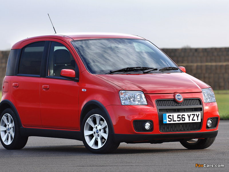 Photos of Fiat Panda 100HP UK-spec (169) 2006–10 (800 x 600)