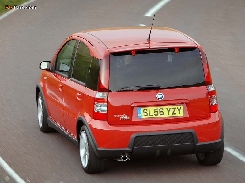 Photos of Fiat Panda 100HP UK-spec (169) 2006–10 (800 x 600)