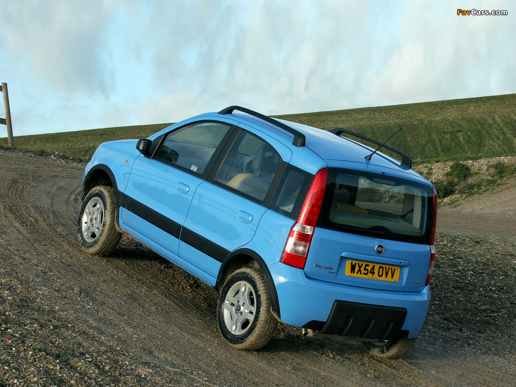 Pictures of Fiat Panda 4x4 Climbing UK-spec (169) 2005–09 (1024 x 768)