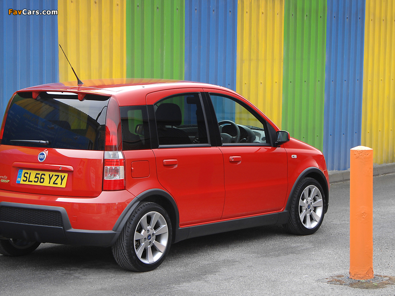 Pictures of Fiat Panda 100HP UK-spec (169) 2006–10 (800 x 600)