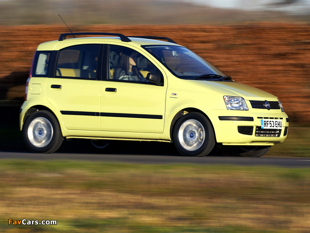 Fiat Panda UK-spec (169) 2004–09 wallpapers (640 x 480)