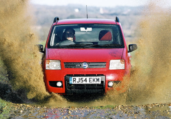 Fiat Panda 4x4 Climbing UK-spec (169) 2005–09 wallpapers