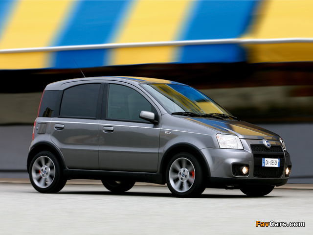 Fiat Panda 100 HP (169) 2006–10 wallpapers (640 x 480)