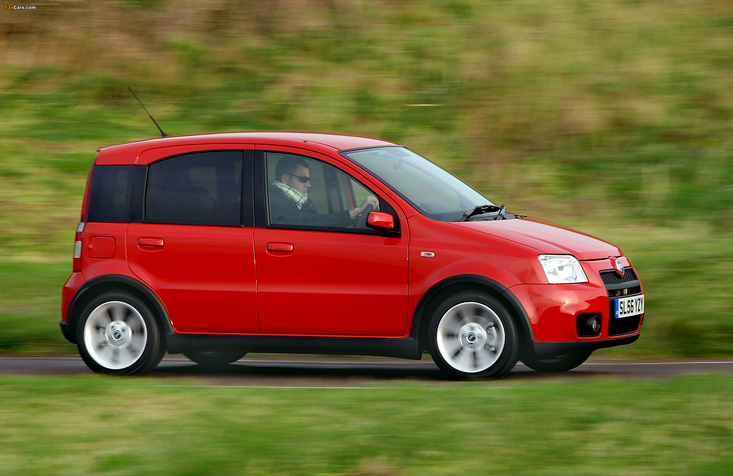 Fiat Panda 100HP UK-spec (169) 2006–10 wallpapers (2400 x 1557)