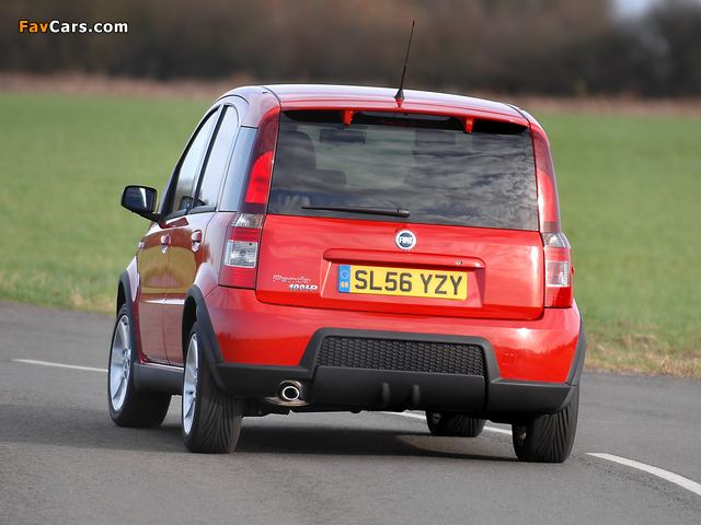 Fiat Panda 100 HP UK-spec (169) 2006–10 wallpapers (640 x 480)